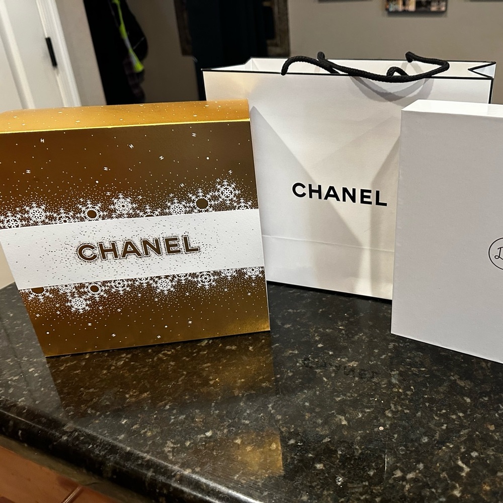Chanel box and bag